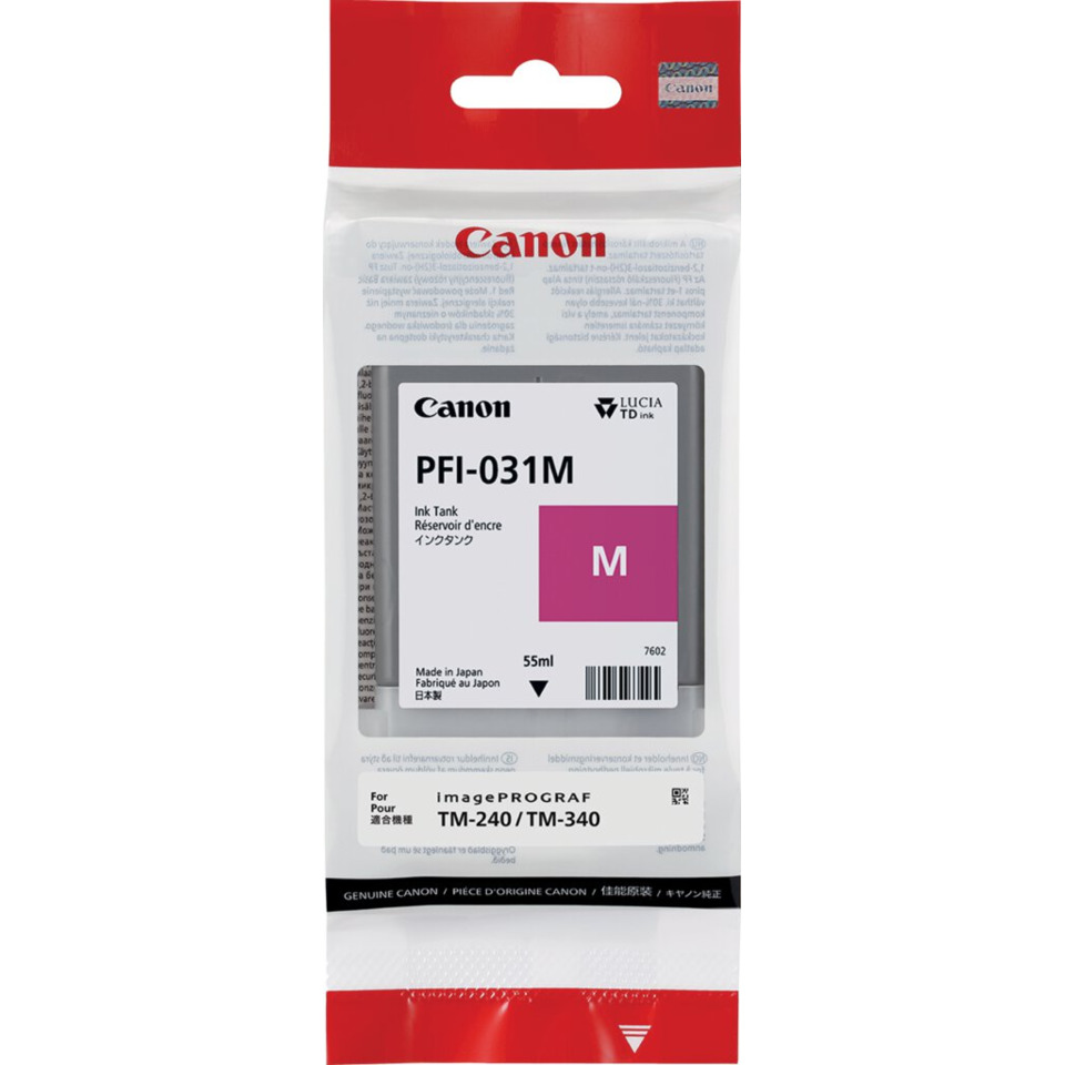 Tintenpatrone, Canon, PGI-031M, M Größe, 55ml