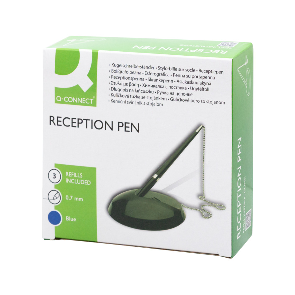 Rezeption Stift, Kugelschreiberständer, Schreibtischzubehör, Niedrige Höhe, Blau