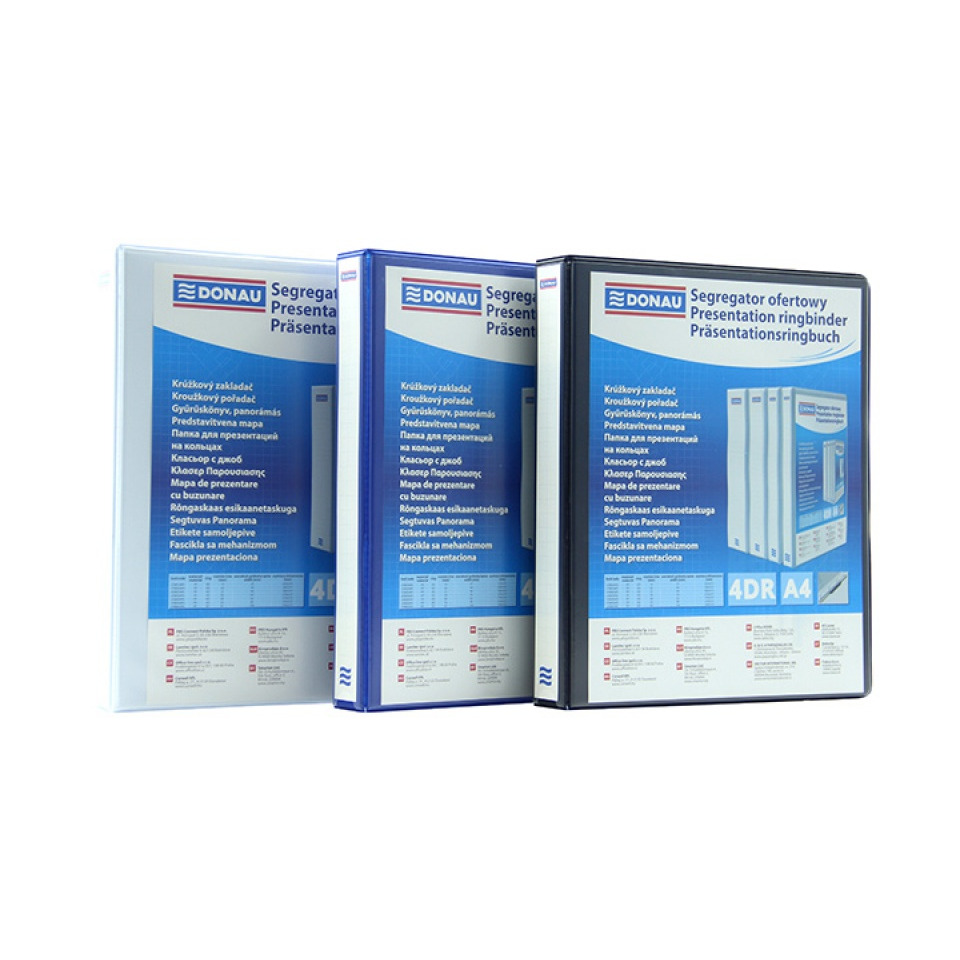Ordner, A4, Präsentationsmappe, Set, Blue