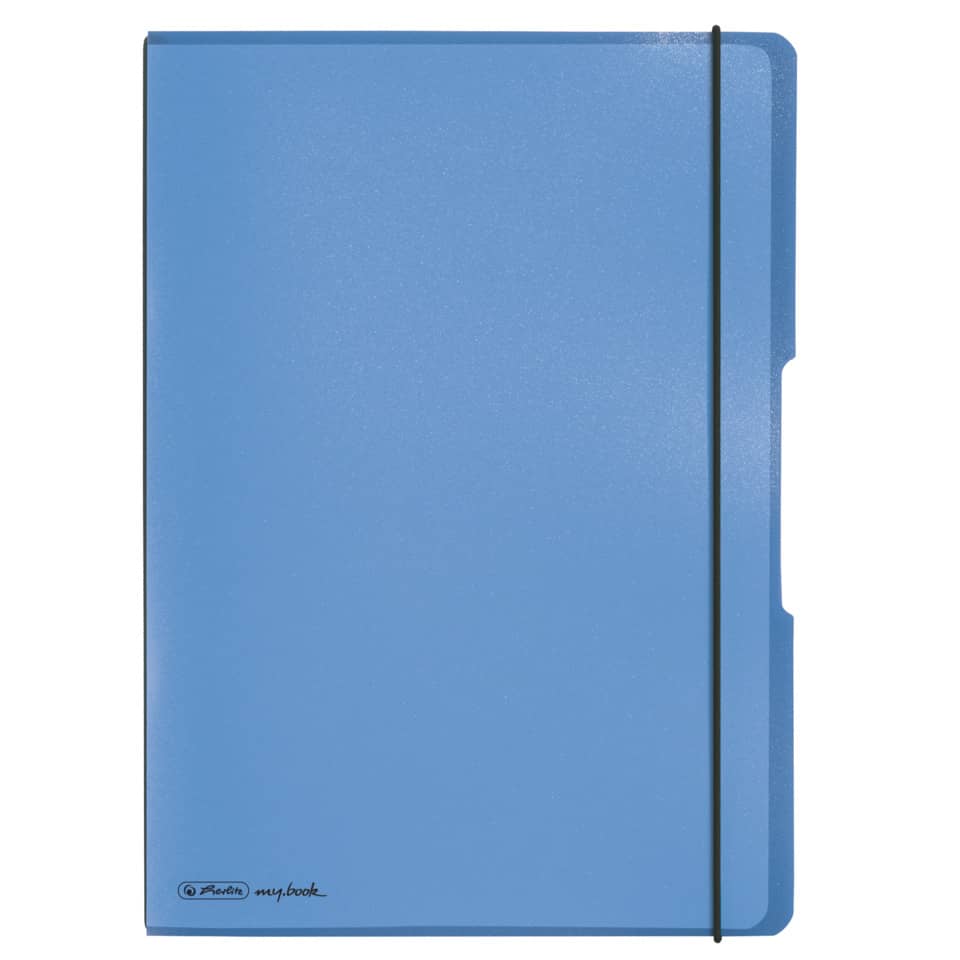 Notizbuch, Notebook, Kladde, Blau, Elasticband