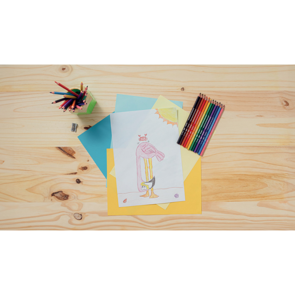 zeichenpapier, buntstifte, zeichnung, kunstprojekt, papierbunt