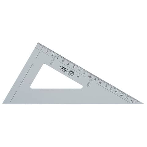 Winkel Recht 60°, 23cm, rauchgrau M+R 762200020