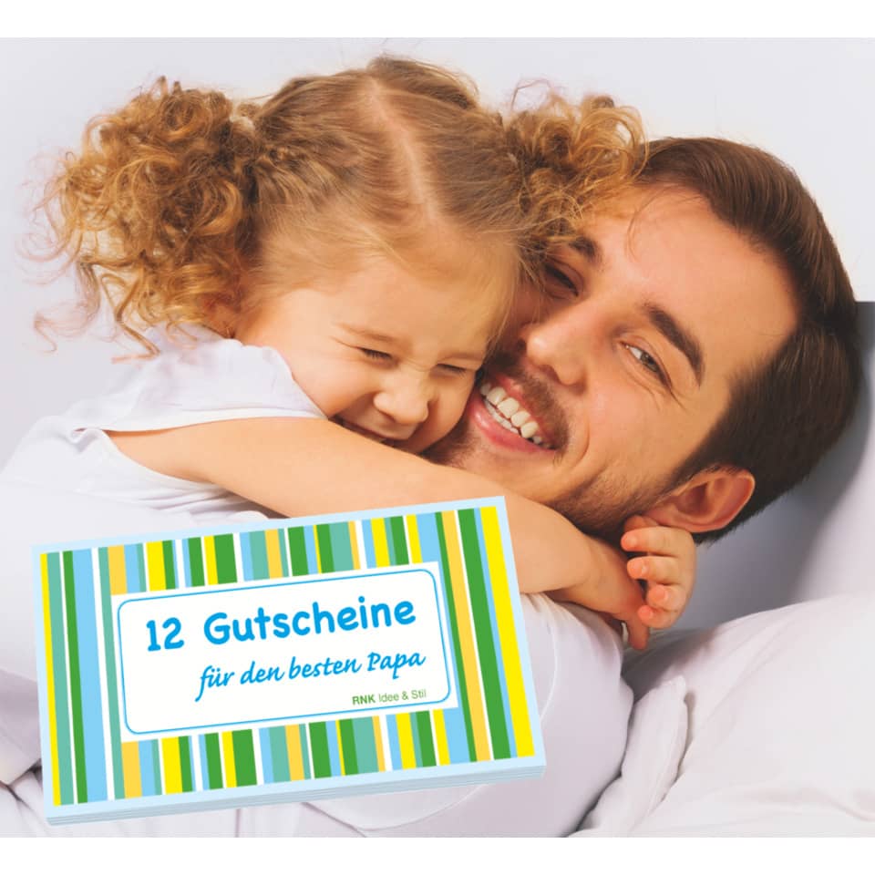 gutschein, geschenk, vatertag, vater-kind, papa