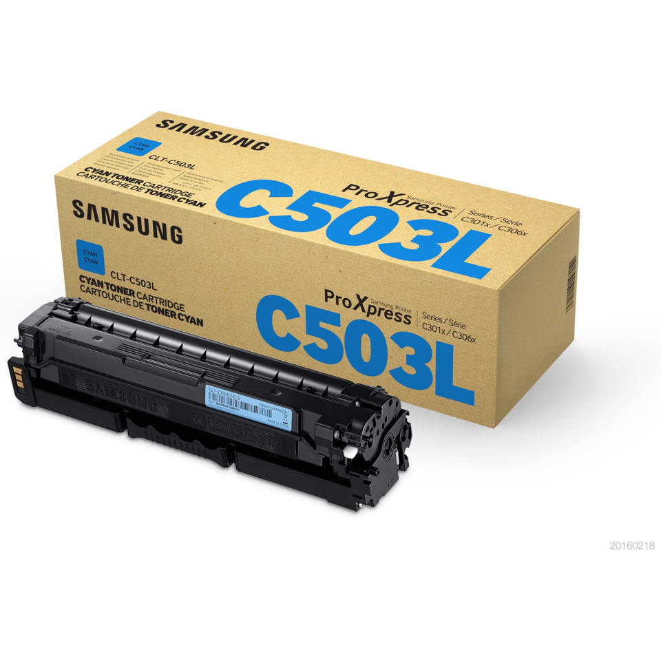 Toner, Kassette, C503L, Cyan, Samsung