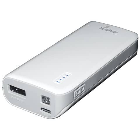 Powerbank 5.200 mAh, weiß MEDIARANGE MR751