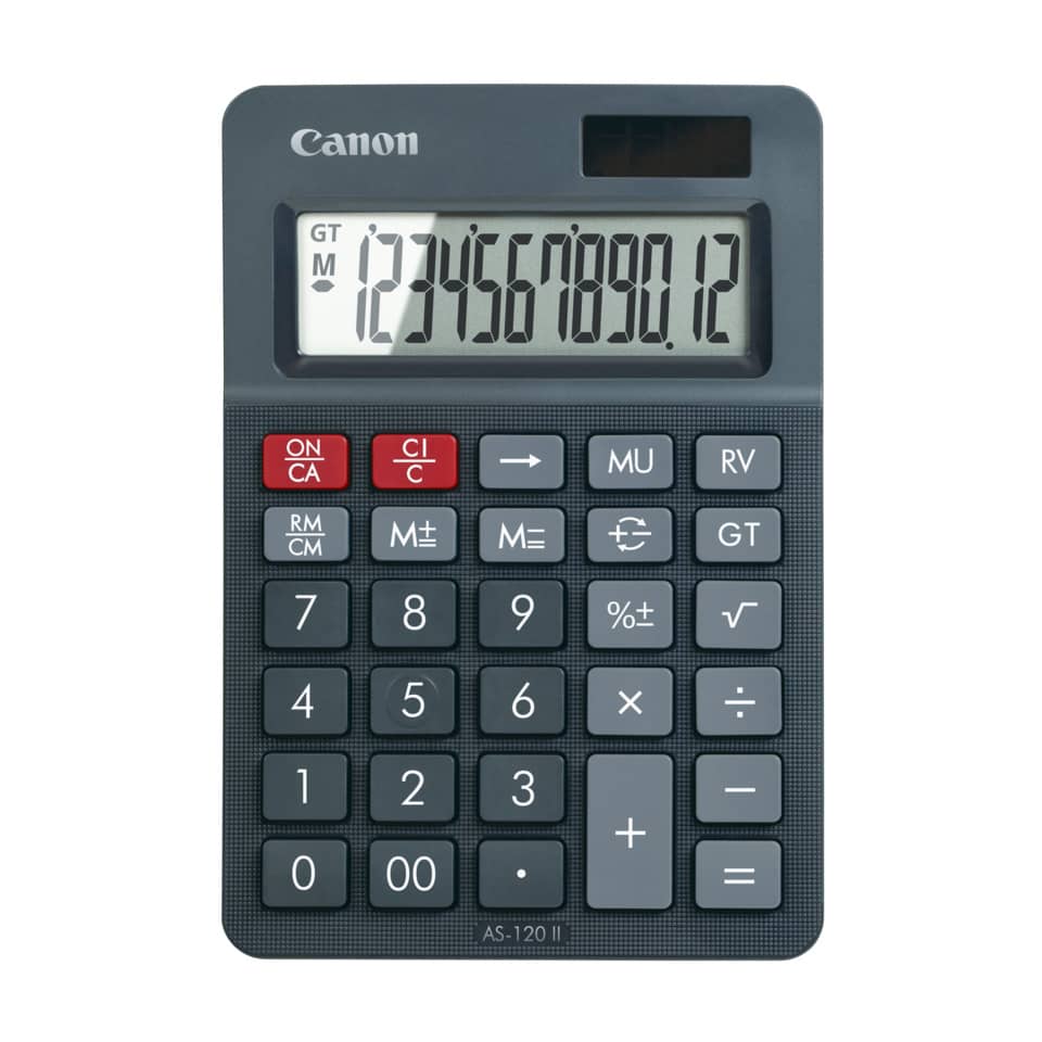 Taschenrechner, Elektronischer Rechner, Displayschrift, Tastenfeld, Kleinformat
