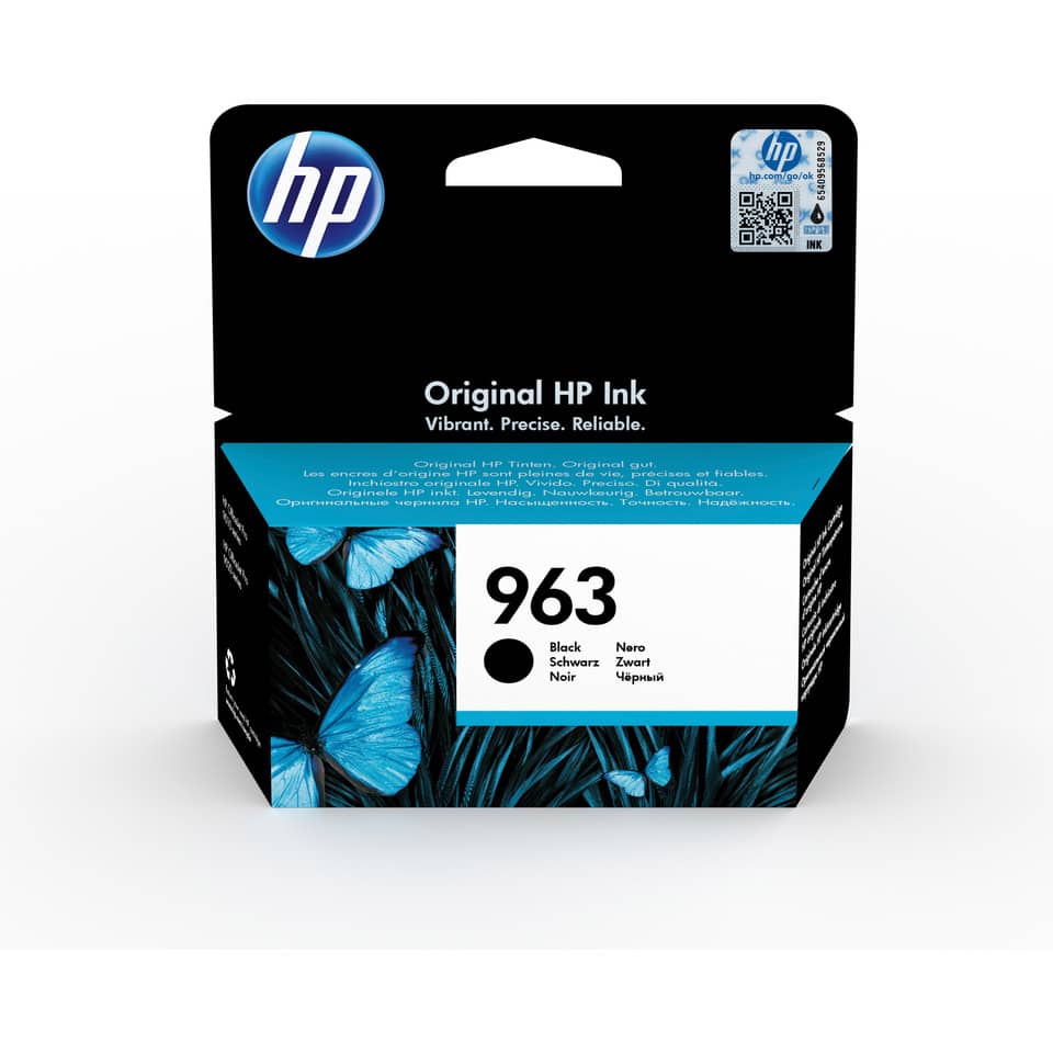 Tintenpatrone, HP Tinte, Schwarz, 963 Schwarz?, Original HP Tinte