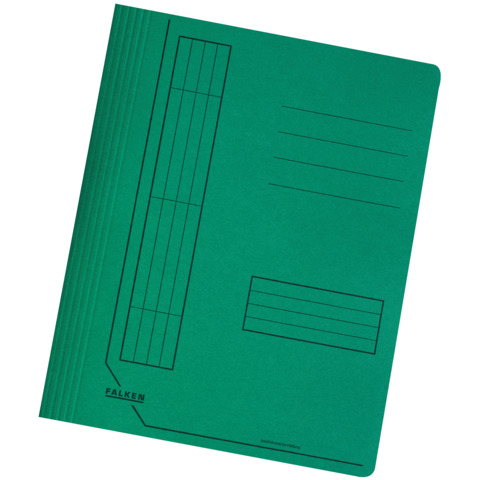 Schnellhefter Karton, A4, 240g/m², intensiv grün FALKEN 11287588