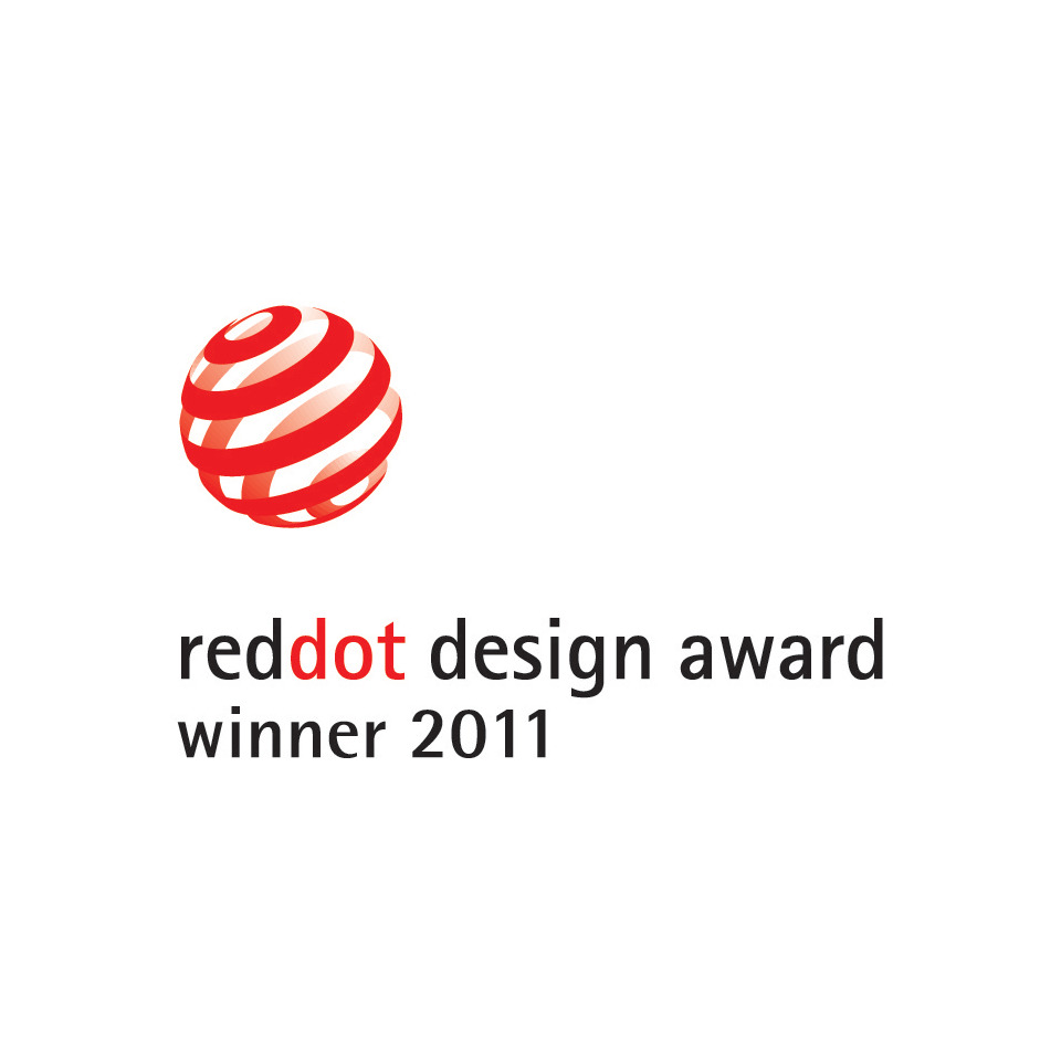 designauszeichnung, logo, kugel, roter punkt, gewinner 2011