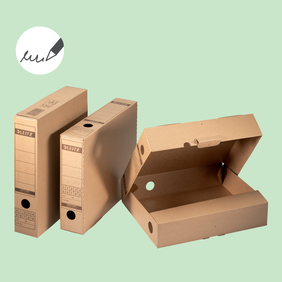 Ordner, Archivbox, Stehordner, Umschlagbox, Kartonboxen