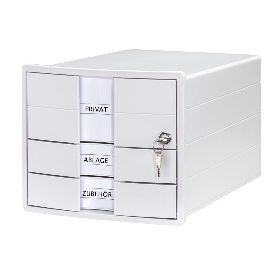 Schubladenschrank, Schubladenbox, Schubladenaufbewahrung, Kabelschrank, Schloss mit Schlüssel