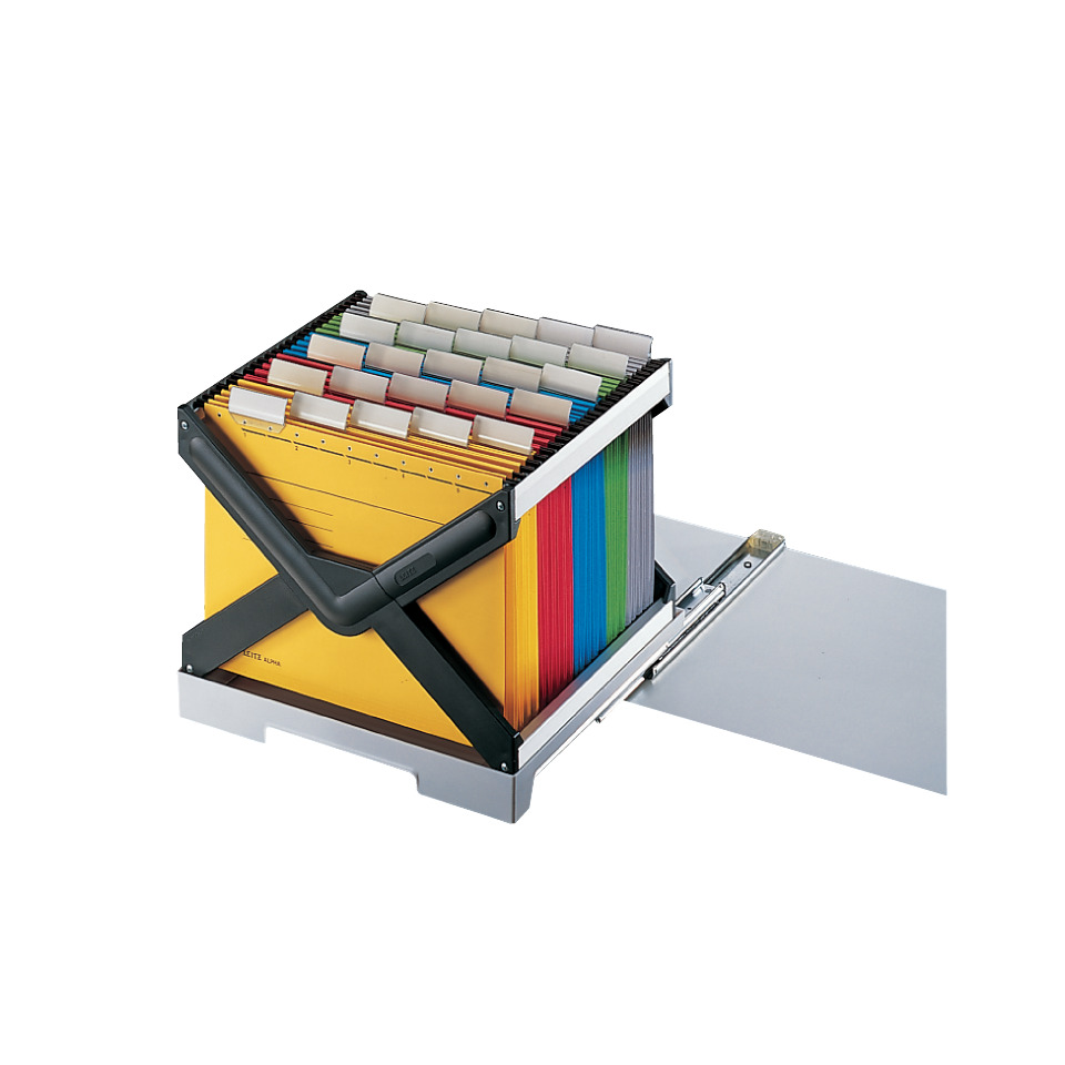 Ausziehboden für Hängekorb oder zwei Boxen, lichtgrau LEITZ 2398-00-85 Schublade, Mobiliar