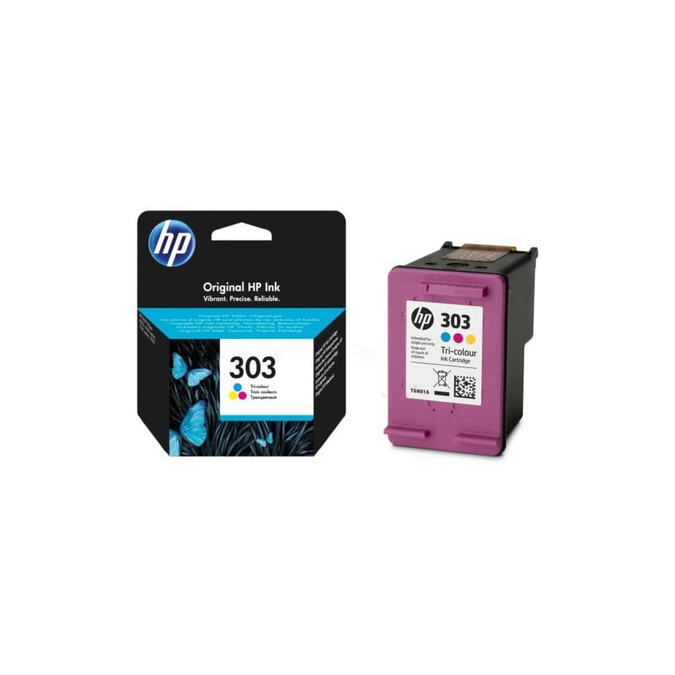 Tintenpatrone, HP 303, Tri-Colour, Papierkompatibel, Inhalt 1 Stück