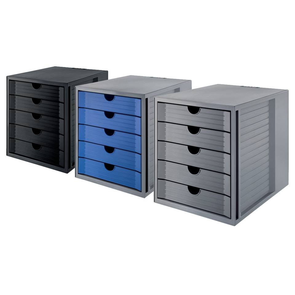 Schubladenkasten, Ablage, Kompaktstore, Drehstapel, Mehrfachschubladen