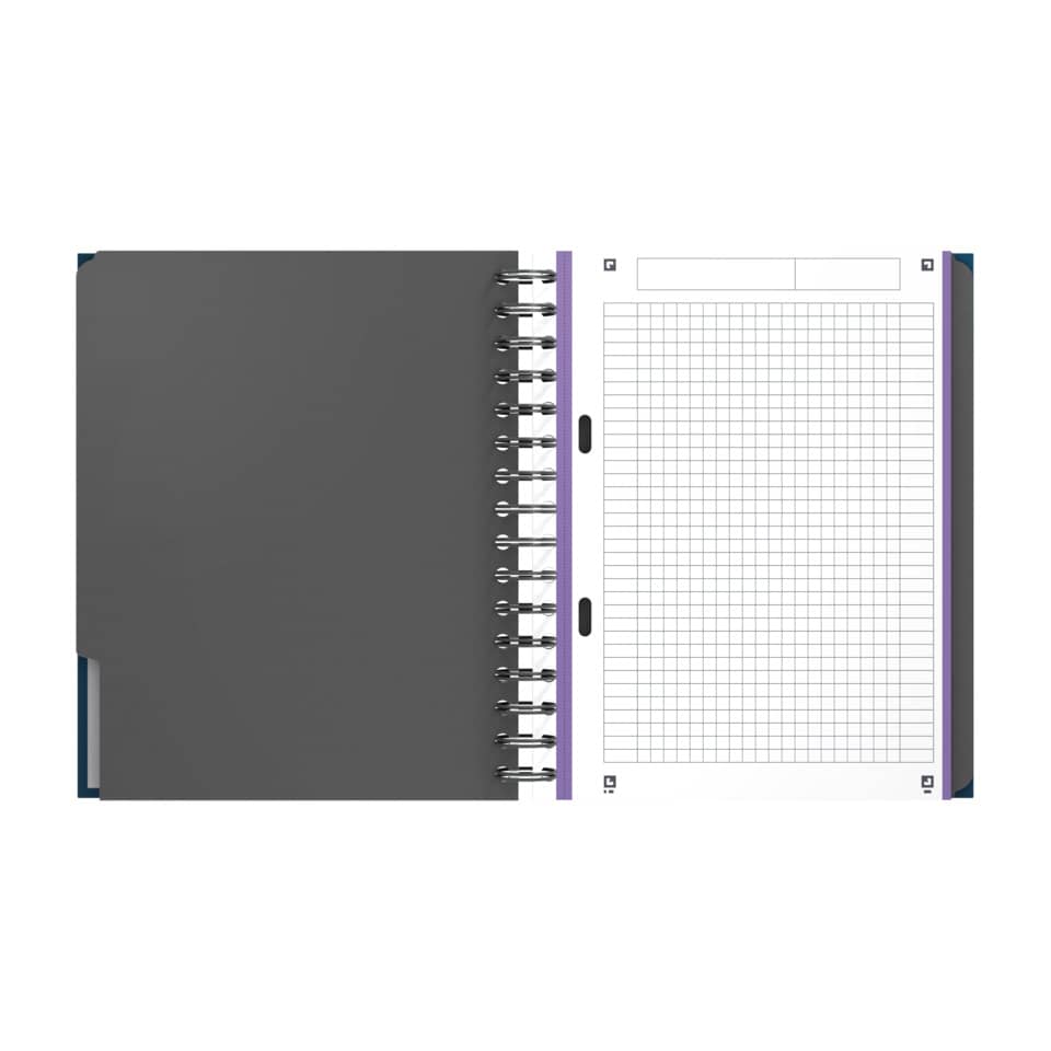 Notizbuch, Spiralkalender, Grau, Leere Seite, Lineatur