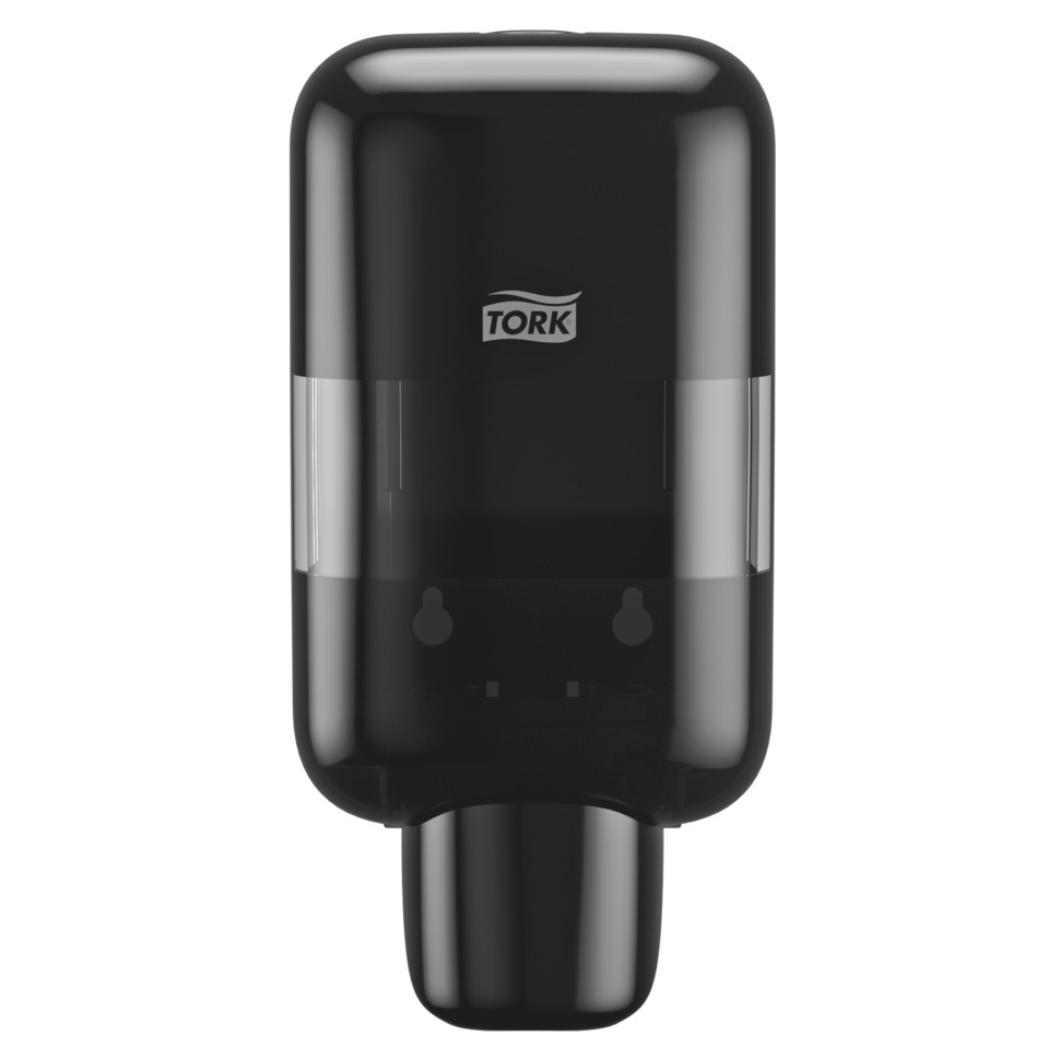 Handheld plug-in, Wall outlet, Dual USB charger, Black, Tork brand badge