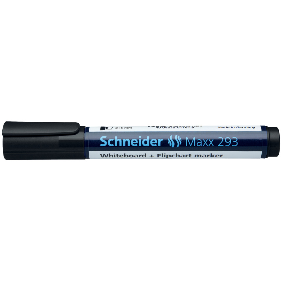 Whiteboard marker, Marker pen, Schneider Maxx 293, Blue marker, Chisel tip