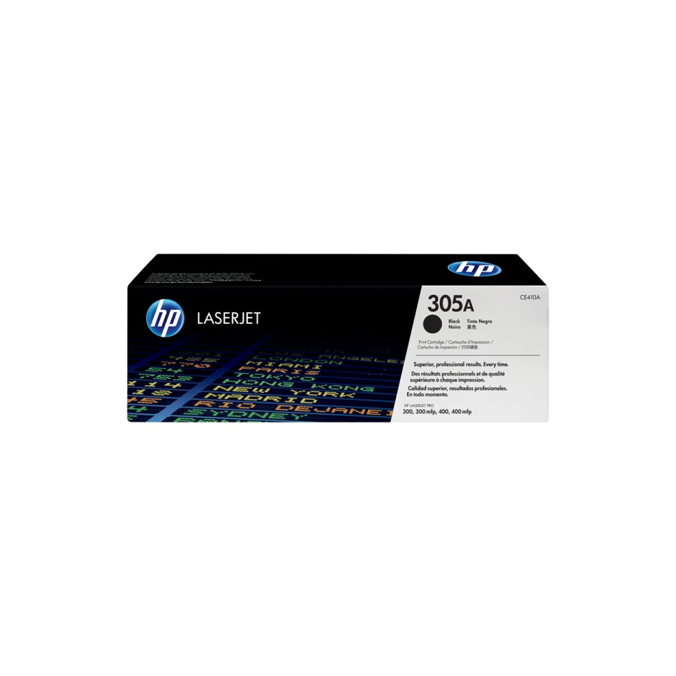 lasertjet, tintenpatrone, 305a, hp, schwarz