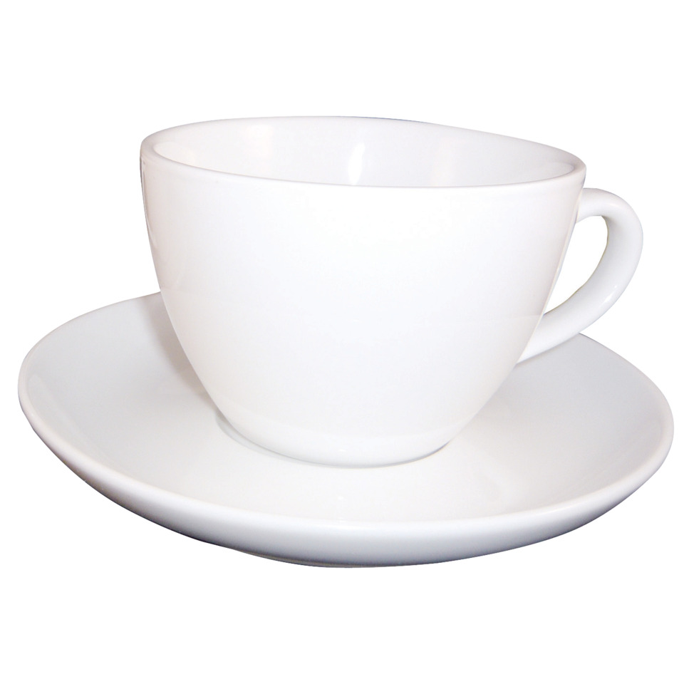 Kaffee Tasse, Tasse, Porzellan, Weiß, Tassenunterteller