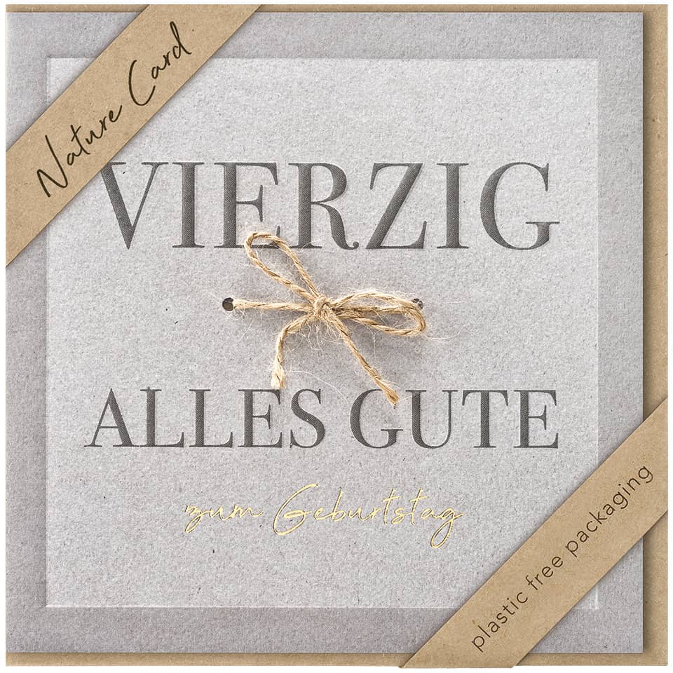 karte, verpackung, geburtstag, naturkarton, tied rope