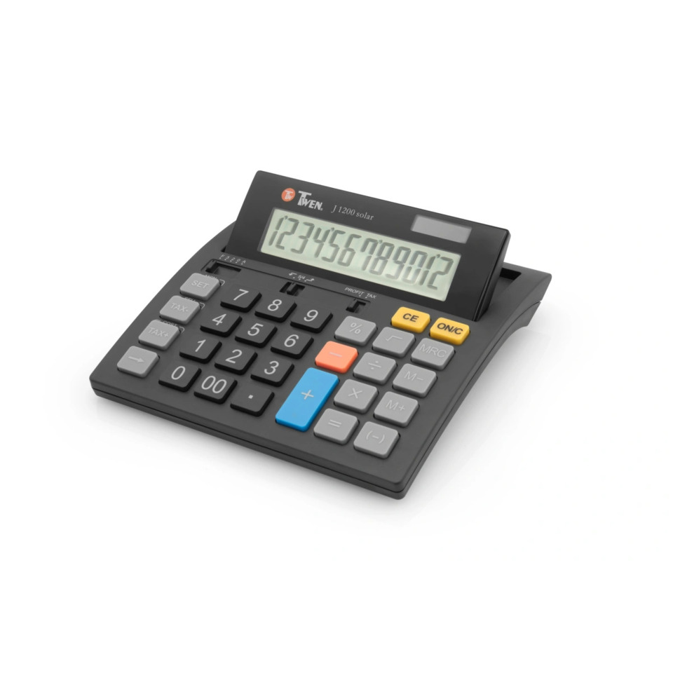 Taschenrechner, Elektronischer Rechner, Display, Tastenfeld, Solar-Taschenrechner
