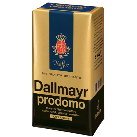 Kaffee Arabica gemahlen Prodomo 500g DALLMAYR 121722009