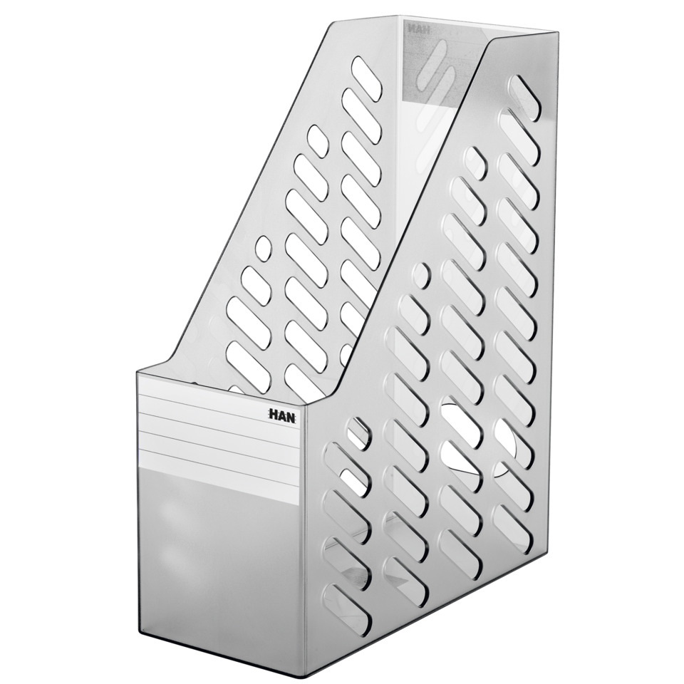 Magazinhalter, Ständer, Metall, Durchbrochen, Weiß