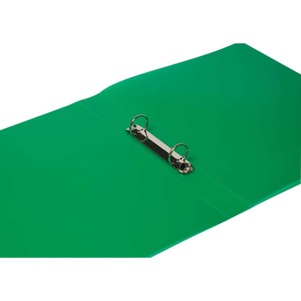 Ordner, Ringbinder, Drahtring-Ordner, Klemmheftung, Grün