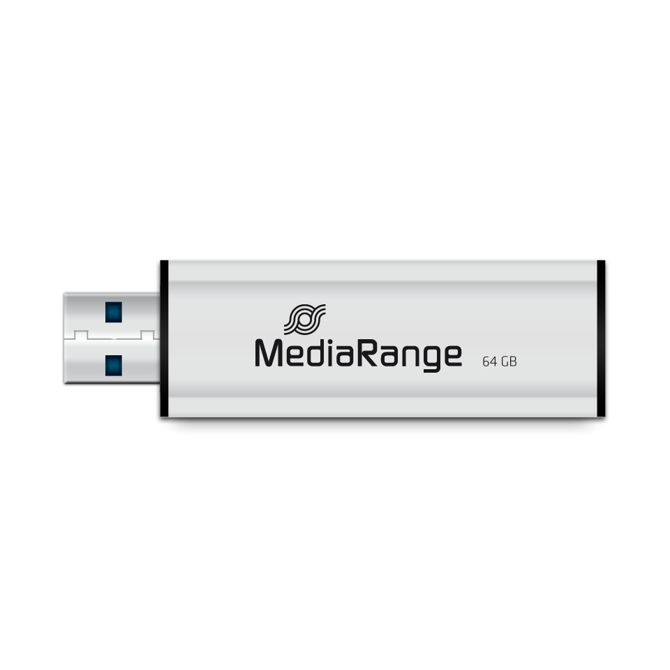 USB-Stick, 64 GB, Metallic, Flash-Speicher, Sicherheits-USB