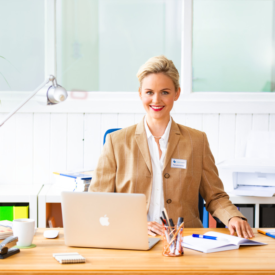 frau, office, büro, computer, laptop