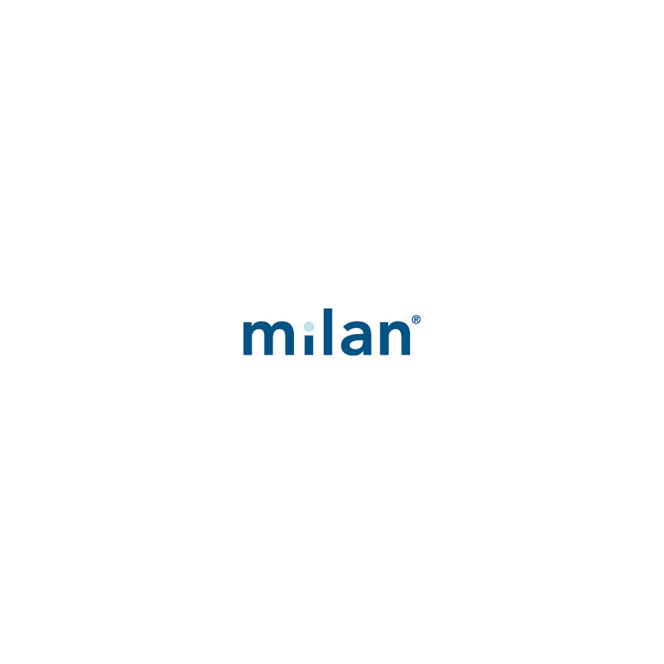 logo, milan, brand logo, blue text, wordmark
