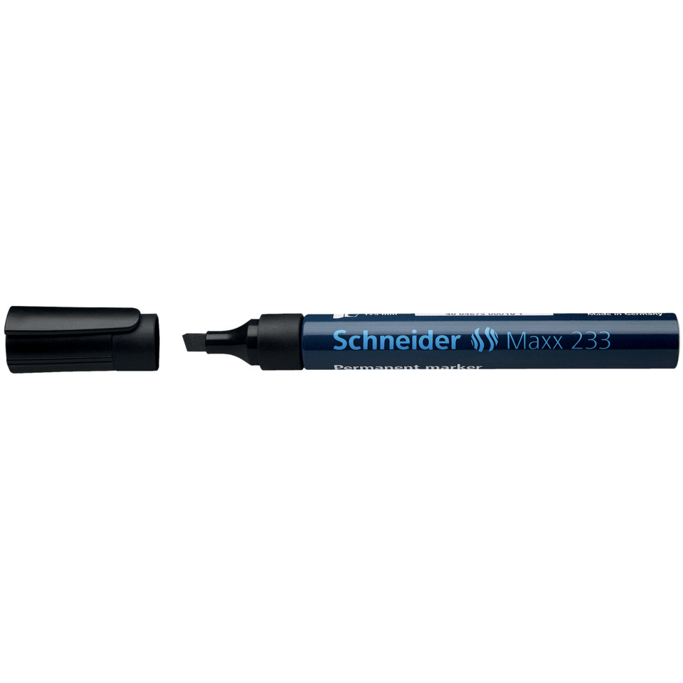 Marker, Permanent marker, Fine point, Blue color, Schneider Maxx 233