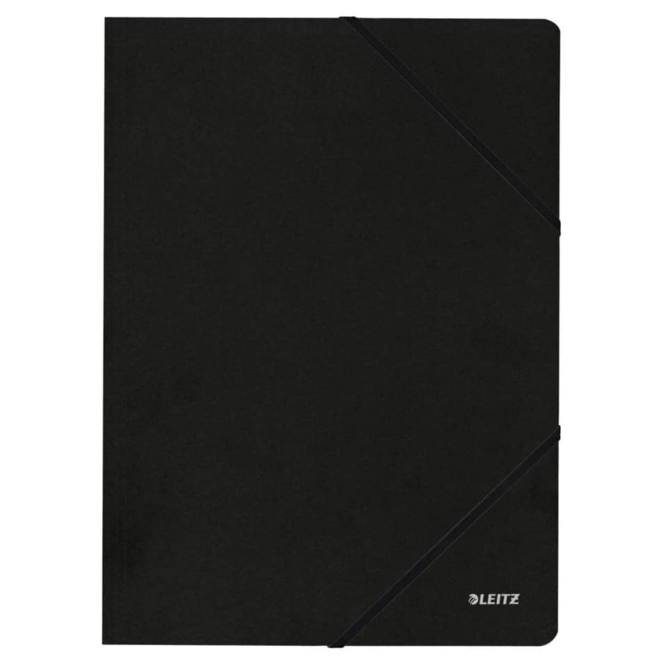 Eckspanner, A4, Füllhöhe 300 Blatt, Pendarec-Karton, schwarz LEITZ 3980-00-95