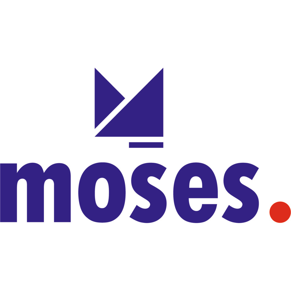 Logo, Marke, Grafik, Blau, roter Punkt