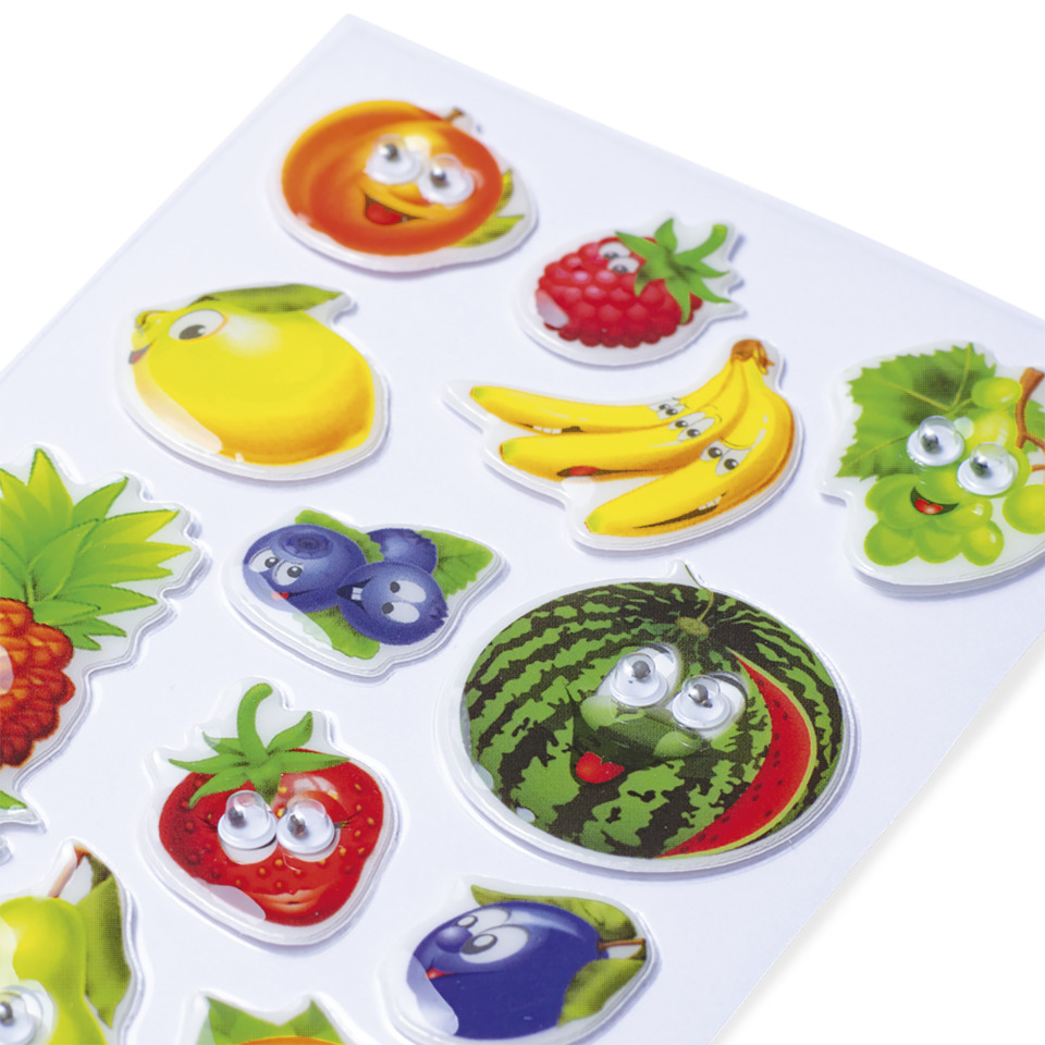 stickers, fruits, fruit stickers, cartoon stickers, pumpkin?