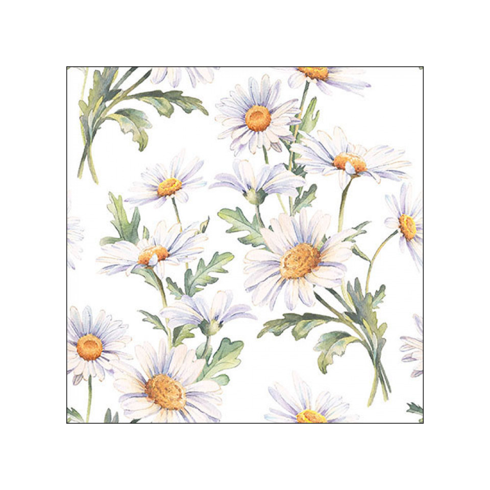 Gänseblümchen, Blumenmuster, Blumenprint, Kachelbild, Blüten
