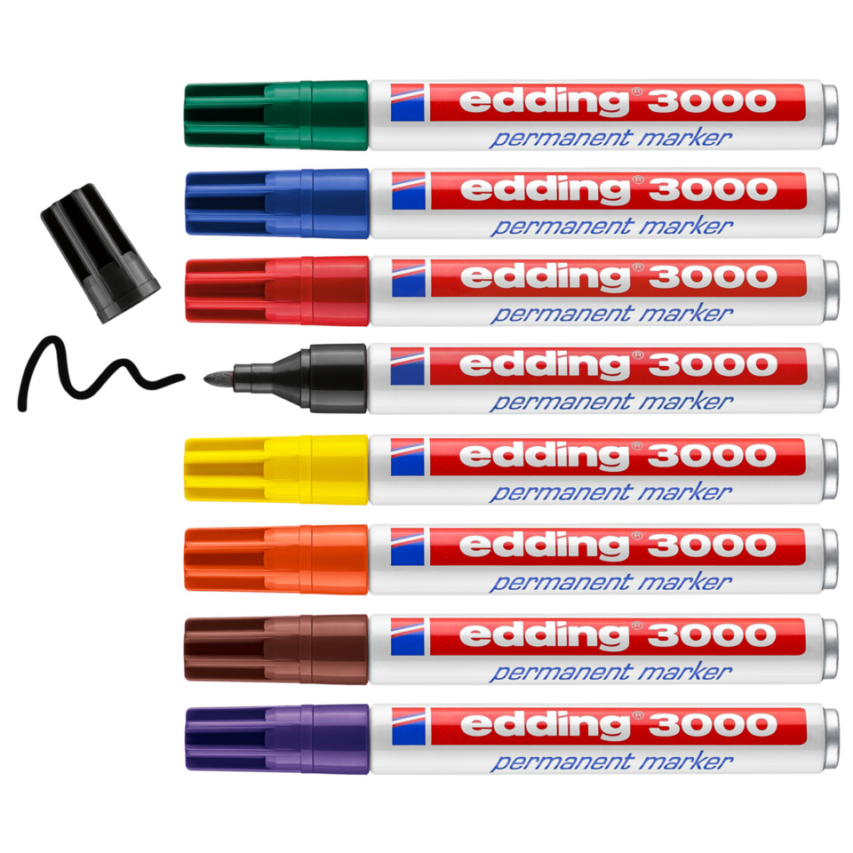 marker, Permanentmarker, Mehrfarbig, Buntstiftset, Stiftset