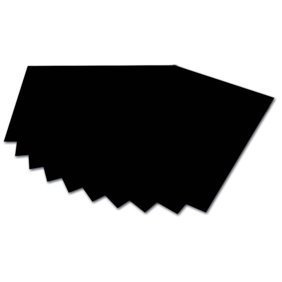 Tonpapier, 50x70cm, 130g/m², schwarz FOLIA 6790E