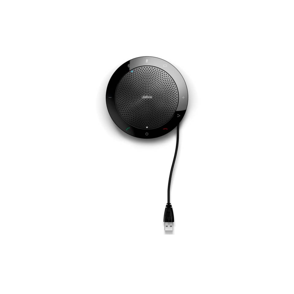 Headset, Lautsprecher, USB, rund, schwarz
