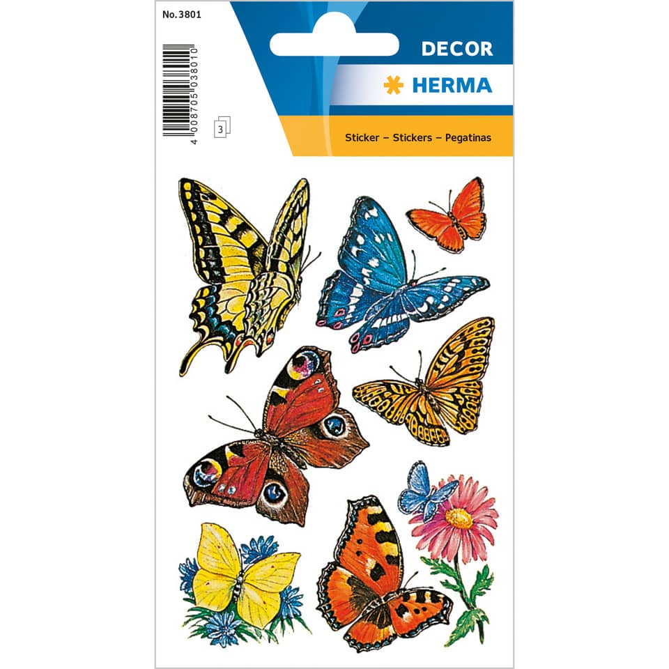 Schmetterlinge, Sticker, Dekoration, Tiermuster, Blumen