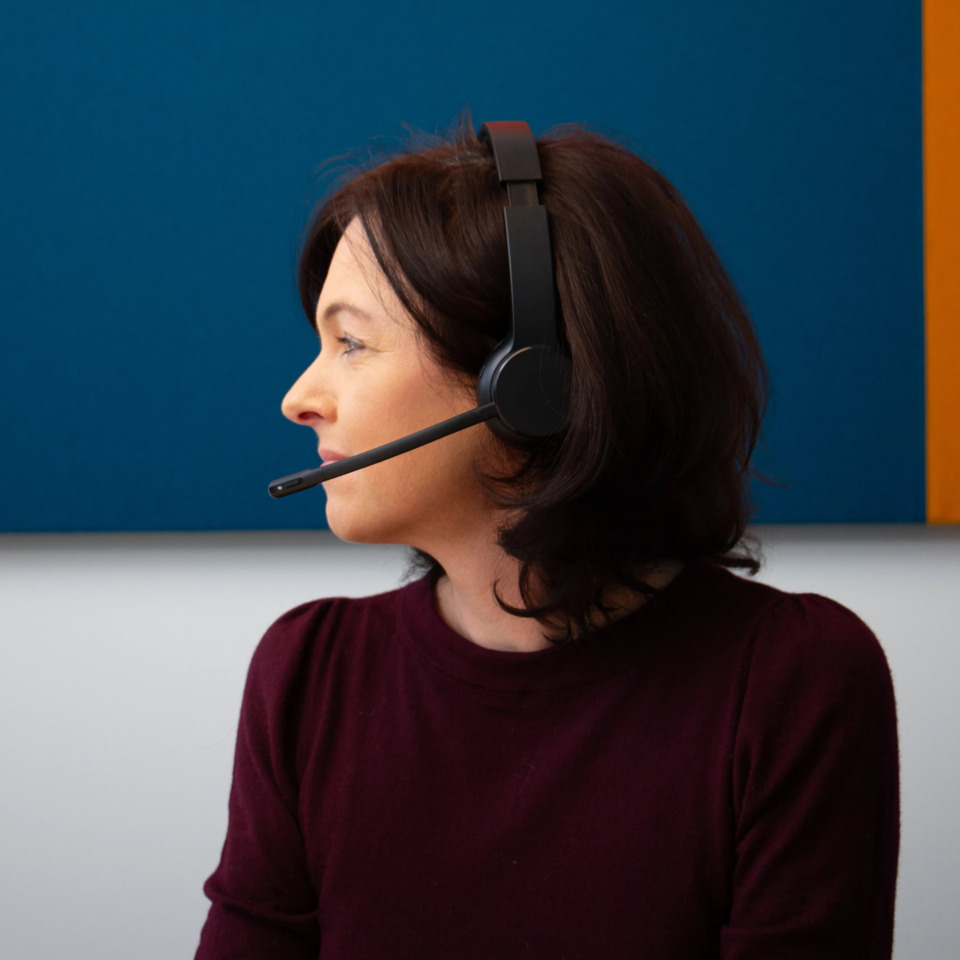 Kopfhörer, Headset, Mikrofon, Schwarze Kopfhörer, Headset mit Mikrofon