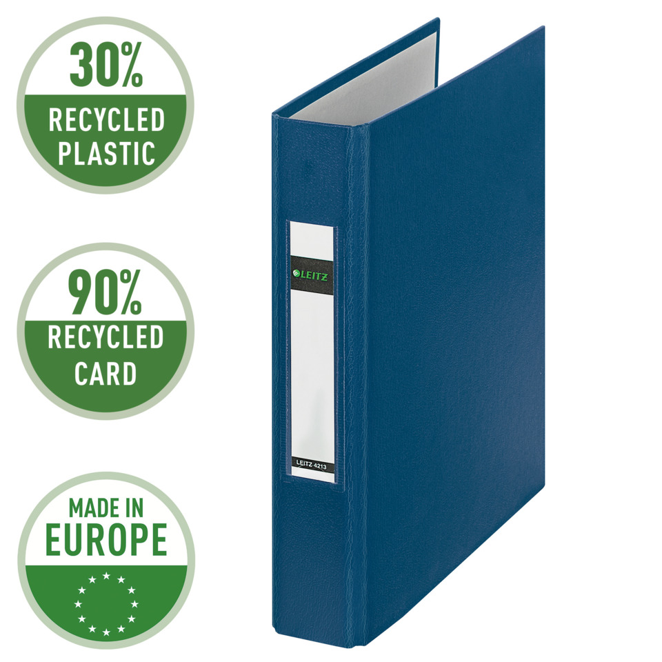 Ordner, Dateiablage, blau, Recyclingmaterial, Binder