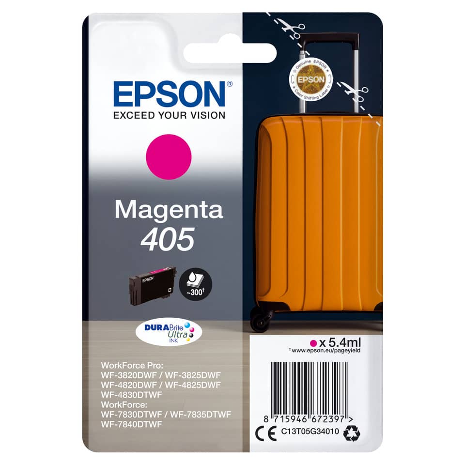 Magenta 405, Druckertintenpatrone, Epson, DURABrite Ultra Ink, 3 ml?