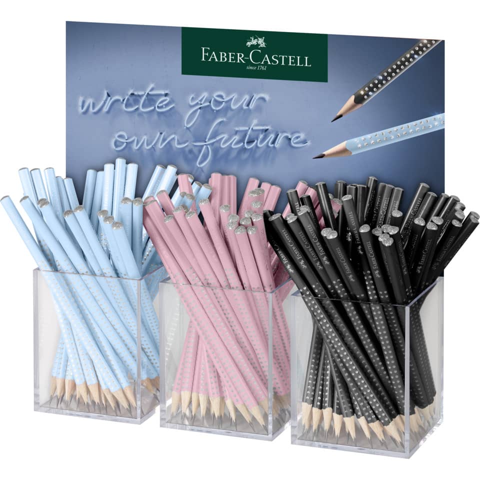Bleistift Sparkle Harmony, B, 144 Stück, sortiert FABER CASTELL 118244