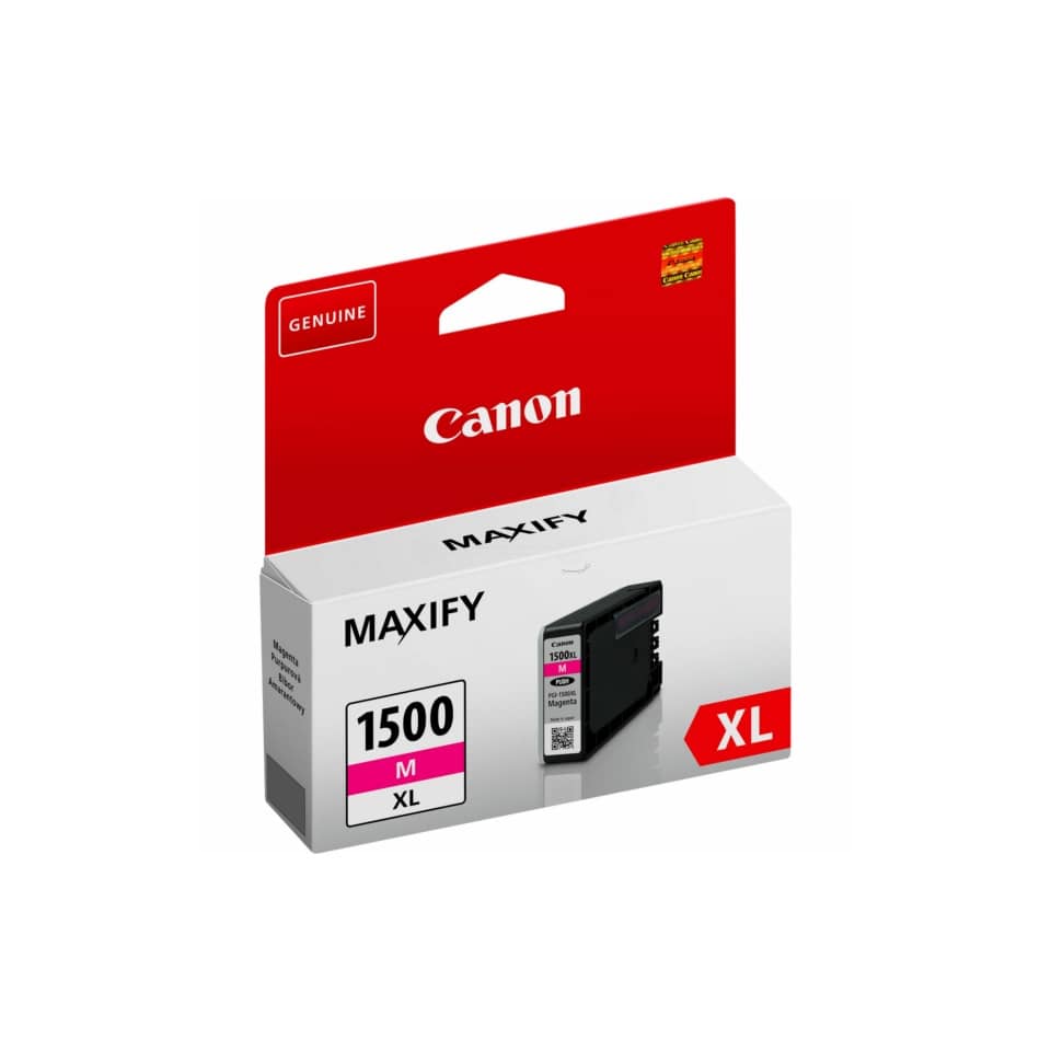 Tinte Tintenpatrone, Tintenpatrone, Canon Maxify, 1500 XL, Magenta/Schwarz Patrone