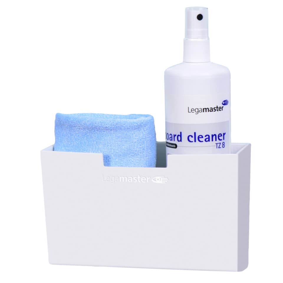 Reinigungsset, Board cleaner, Sprayflasche, Tuch, Halterung