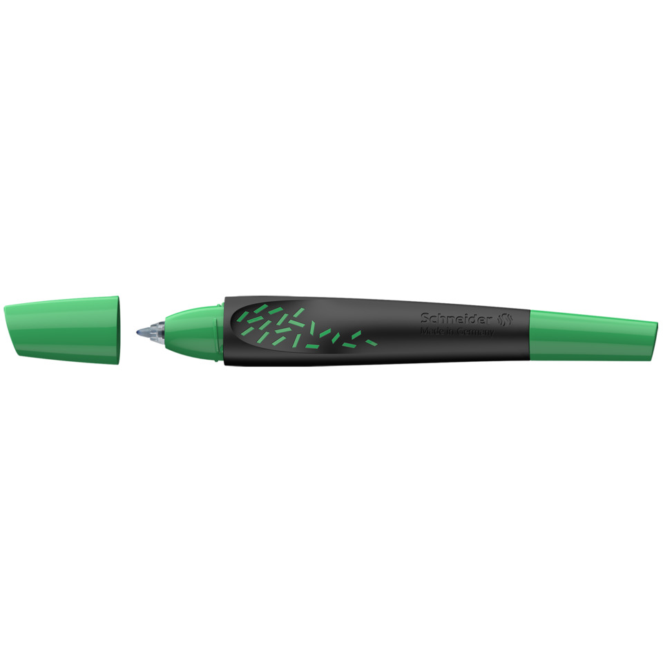 whiteboard marker, grüne Kappe, schwarzer Körper, grüne Tinte, Schneider Made in Germany
