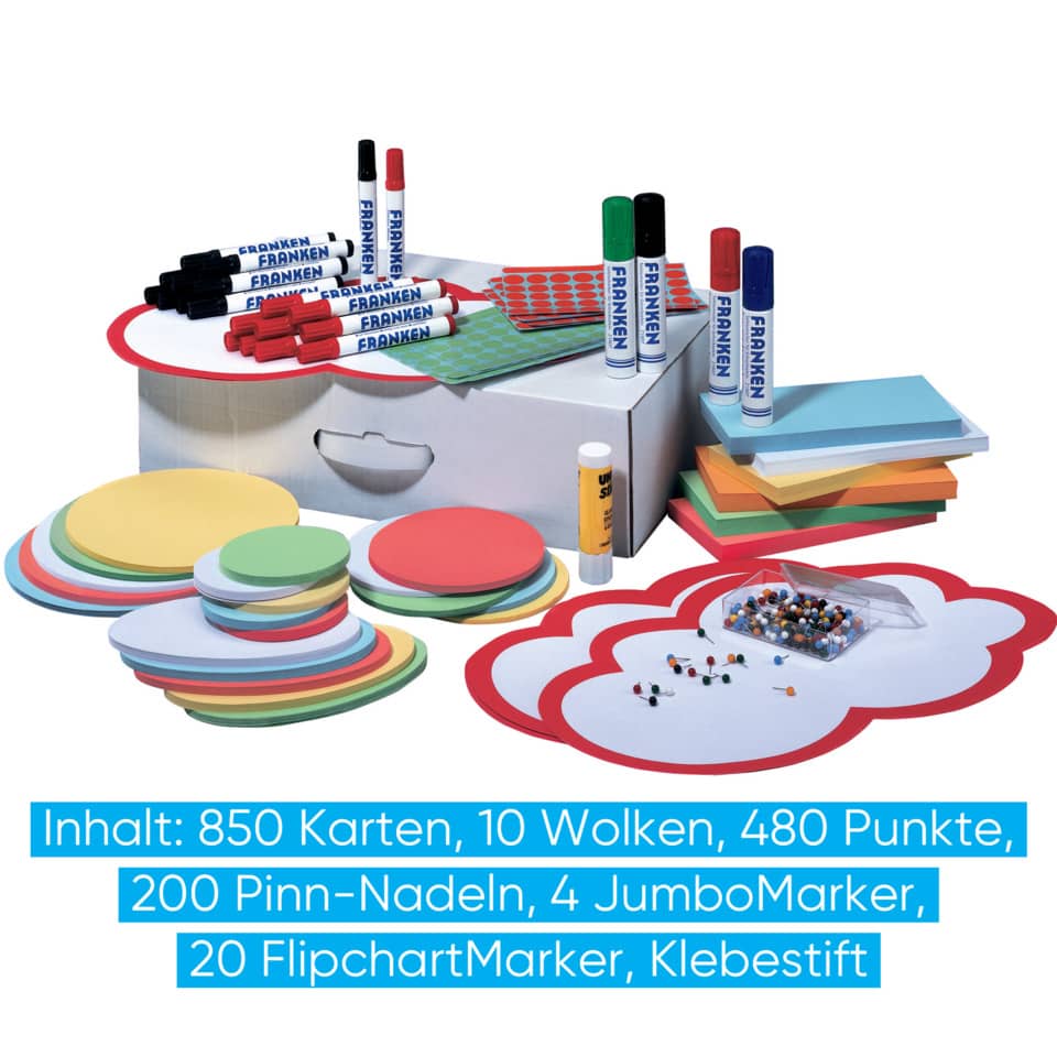 Karten, Pinn-Nadeln, Jumbo Marker, Klebstift, Office-Set