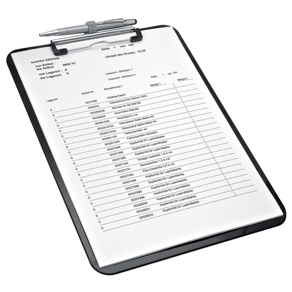 clipboard, Clipbord, Inventar, Checkliste, Stifthalter