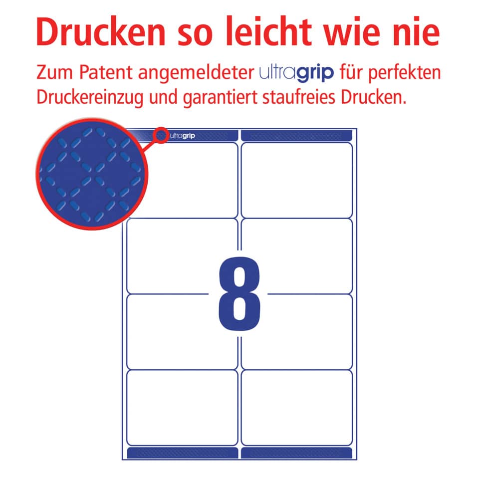 Klebeposter, Kalenderblatt, 8 Zahl, Klebekratz Design, Musterkreuz